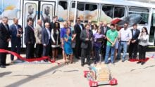 Utah STEM Bus Ribbon Cutting