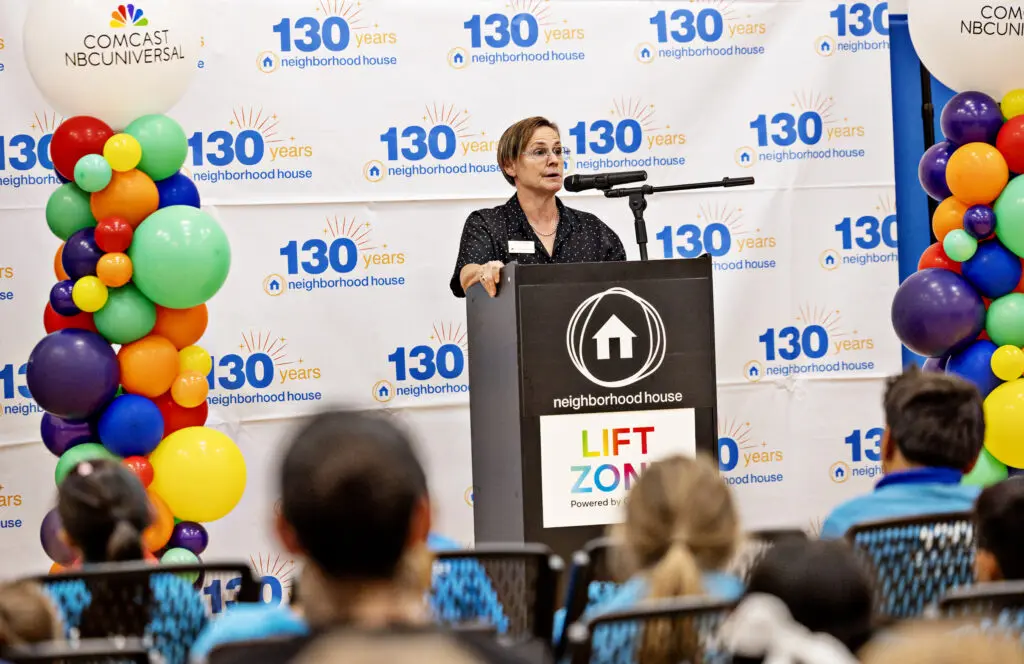 Comcast Life Zone laptop giveaway at Neighborhood House on Wednesday, October 9, 2024 in Salt Lake City.