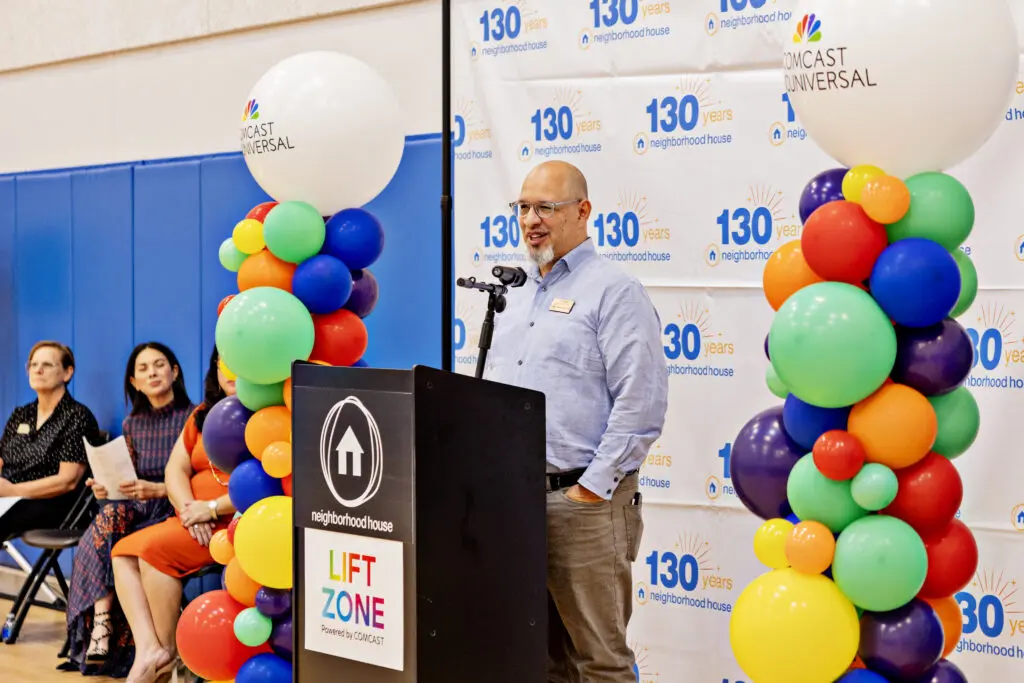 Comcast Life Zone laptop giveaway at Neighborhood House on Wednesday, October 9, 2024 in Salt Lake City.
