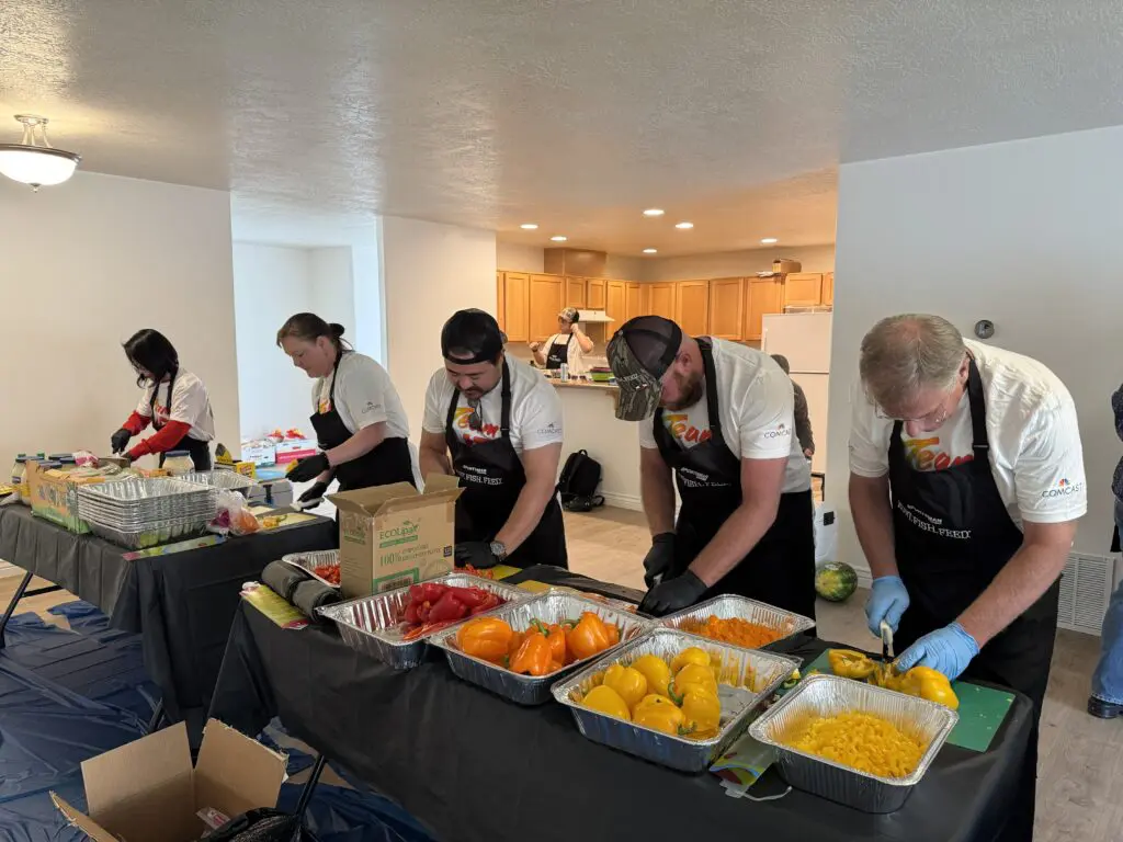 Comcast, the Sportsman Channel, The Boyer Group, and Hill Air Force Base came together for a special Hunt, Fish, Feed event to honor and serve Airmen and their families. 