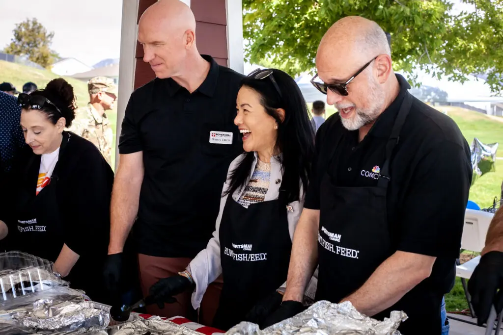 Comcast, the Sportsman Channel, The Boyer Group, and Hill Air Force Base came together for a special Hunt, Fish, Feed event to honor and serve Airmen and their families. 