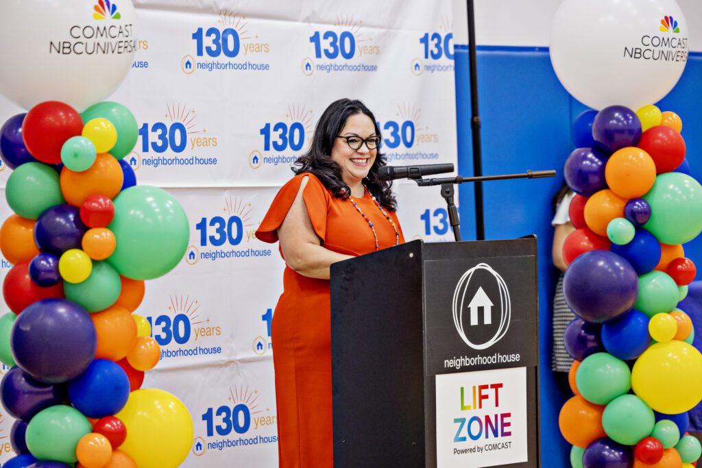 Comcast Life Zone laptop giveaway at Neighborhood House on Wednesday, October 9, 2024 in Salt Lake City.